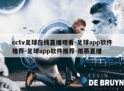 cctv足球在线直播观看-足球app软件推荐-足球app软件推荐-雨燕直播